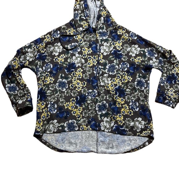 Fabulous Floral Lightweight Hooded Long Sleeve - Picture 2 of 2